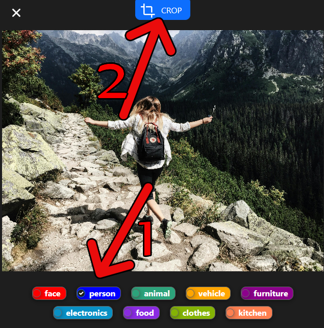 how to crop an image